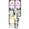 グリーンベル 2LDKの間取り