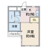 HOUSE　LOKO 1Kの間取り