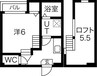 レンガース I 1Kの間取り