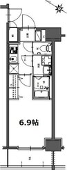 S-RESIDENCE神宮西駅前ascent(アセント) 1Kの間取り