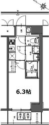 S-RESIDENCE神宮西駅前ascent(アセント) 1Kの間取り