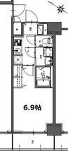 S-RESIDENCE神宮西駅前ascent(アセント) 1Kの間取り