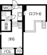 メゾン・プラージュ 1Kの間取り