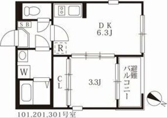 間取図 ラヴィエルジュ