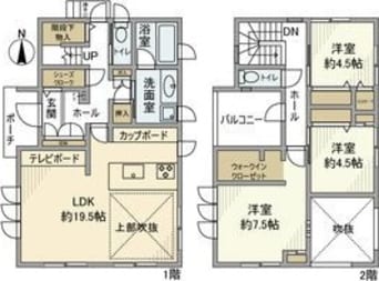 間取図 鳴海町山ノ神戸建
