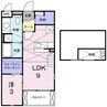 メロウ　ハウスＣ 1DKの間取り