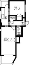 富士ビル第3 2Kの間取り
