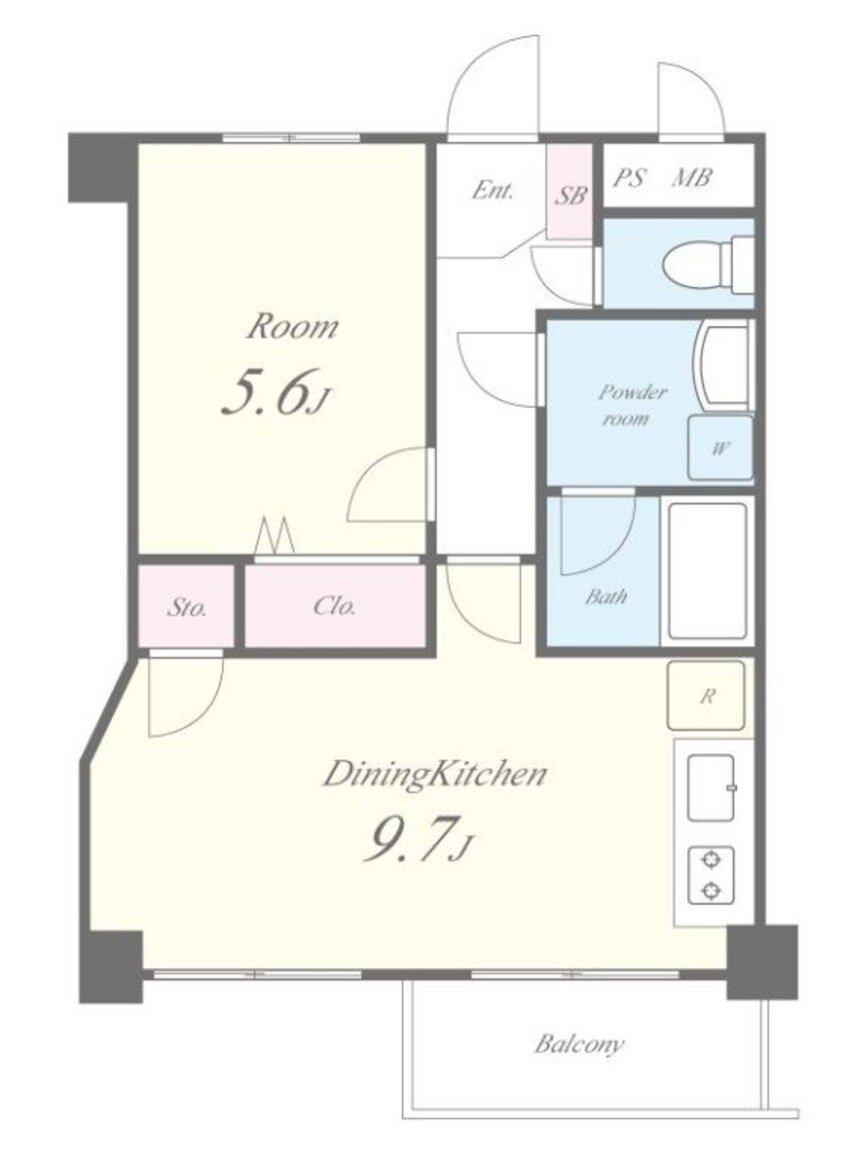間取図 Bonne ChanceⅡ(ボンヌシャンスツー)