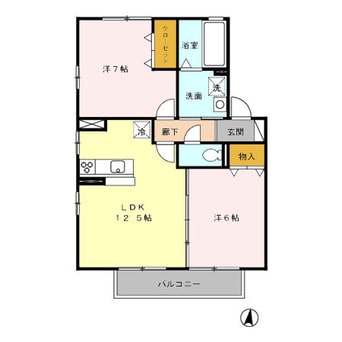 間取図 ファミーユ黒沢台　Ｂ
