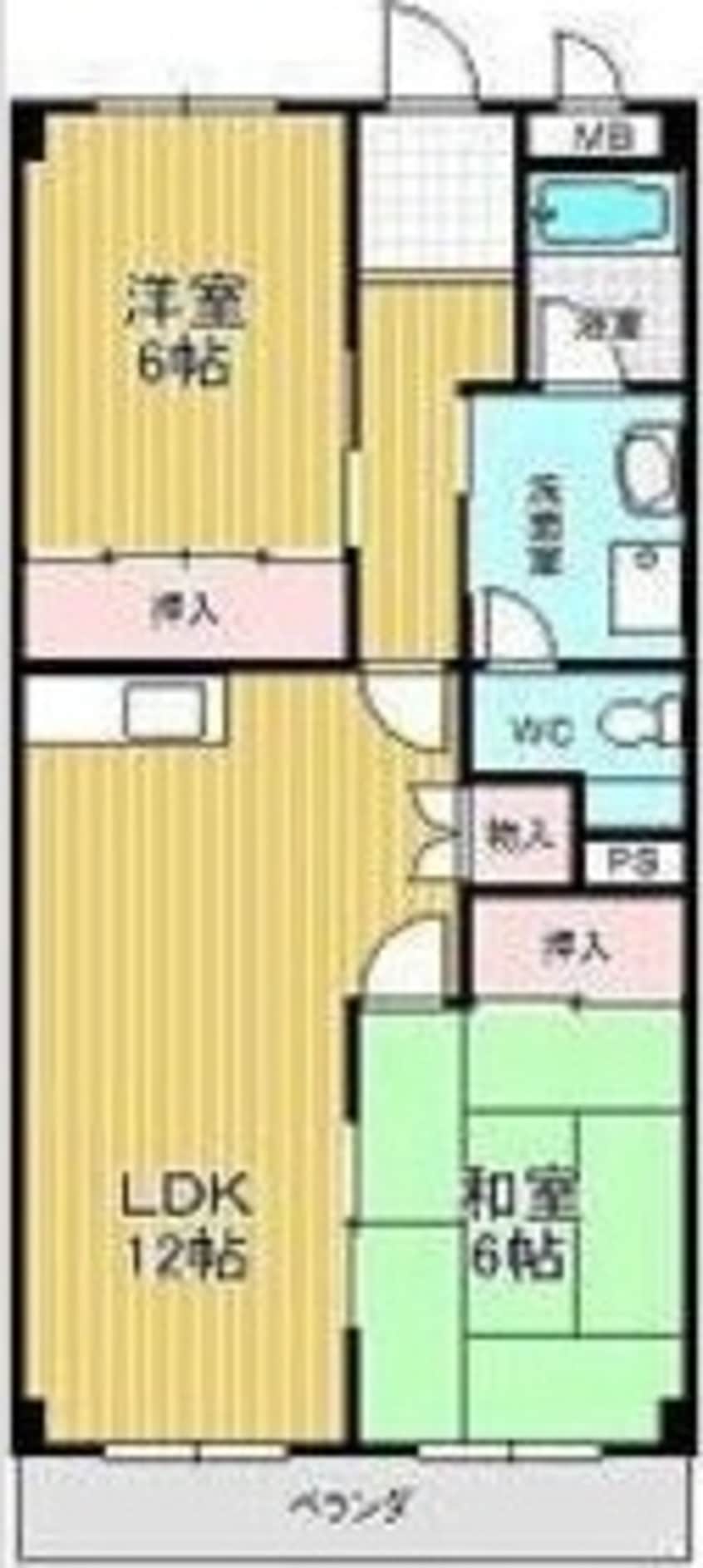 間取図 グリーンパーク・OH92B