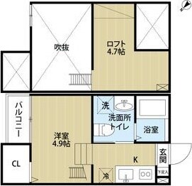 間取り図 エスポワール堀田
