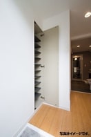 落ち着いた玄関です エスポワール堀田