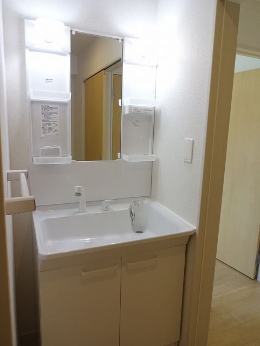 スペースが確保できる洗面所です ハーベスト　ヒルズ　Ⅱ