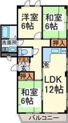 ファミール森後 3LDKの間取り