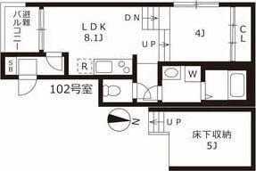 間取り図 チェリーブロッサム新瑞橋