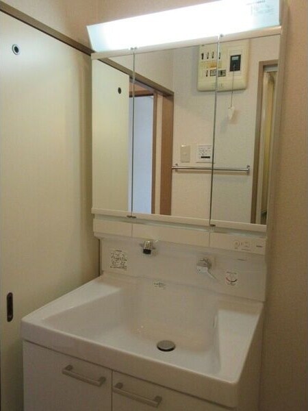 コンパクトで使いやすい洗面所 シーナリー瑞穂