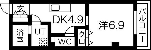 間取り図 La　Veriteノムラ大喜新町