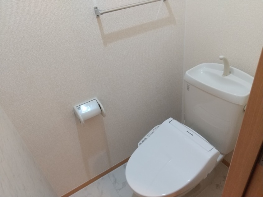 落ち着いた色調のトイレです サンモール南野
