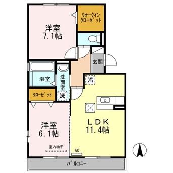 間取図 クレシア　Ａ