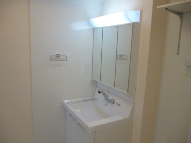 スペースが確保できる洗面所です ルミエール