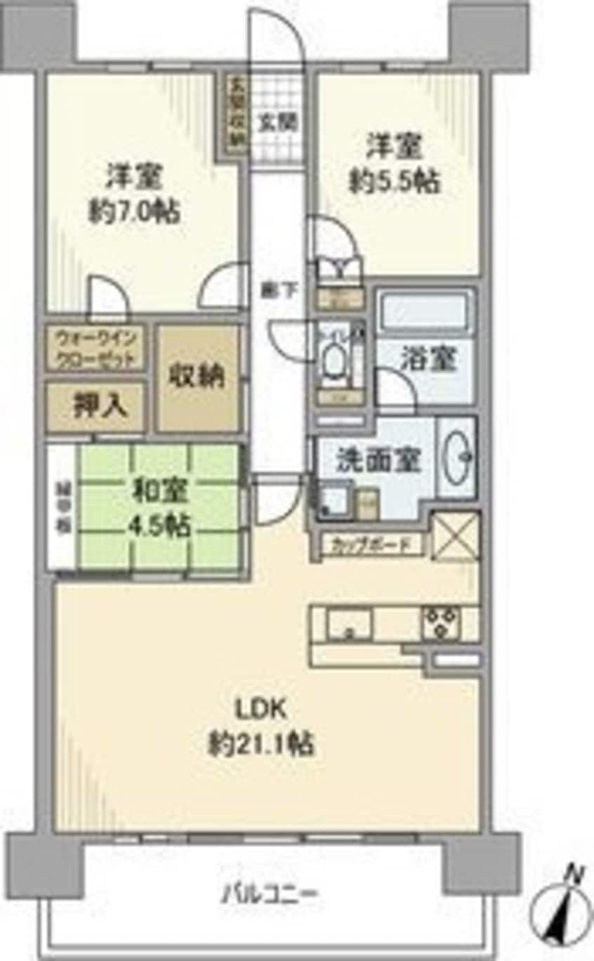 間取図 グランフォーリア