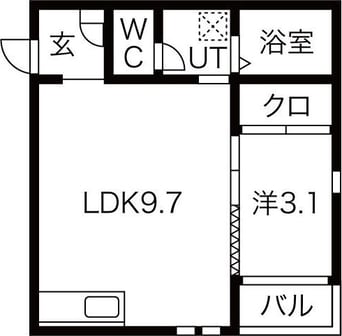 間取図 エステート西高蔵
