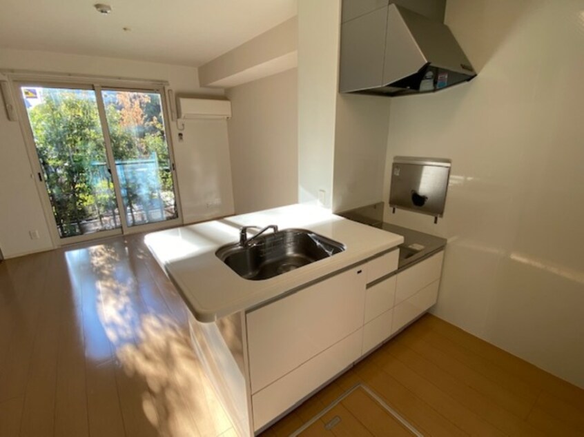 コンパクトなキッチンで掃除もラクラク Ｓｅｖｅｎ桃山　Ｃ棟