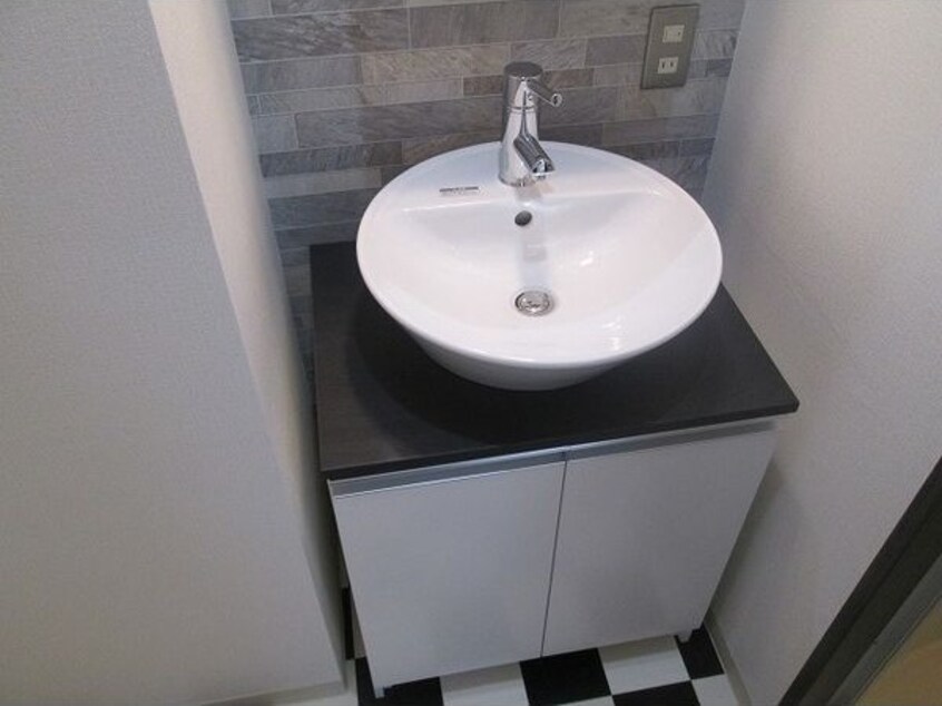 明るい洗面所です ハイトピア瑞穂