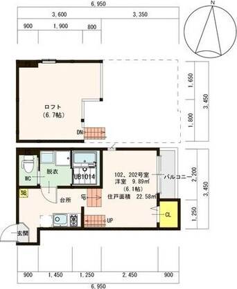 間取図 ペールエール