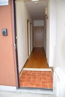 落ち着いた玄関です ハイツ江端