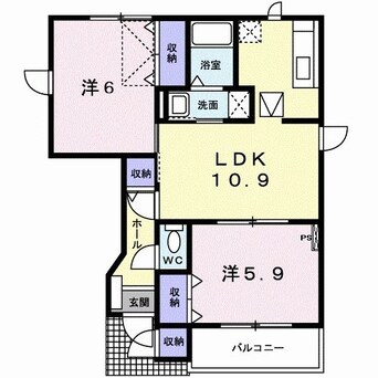 間取図 バーシア北崎