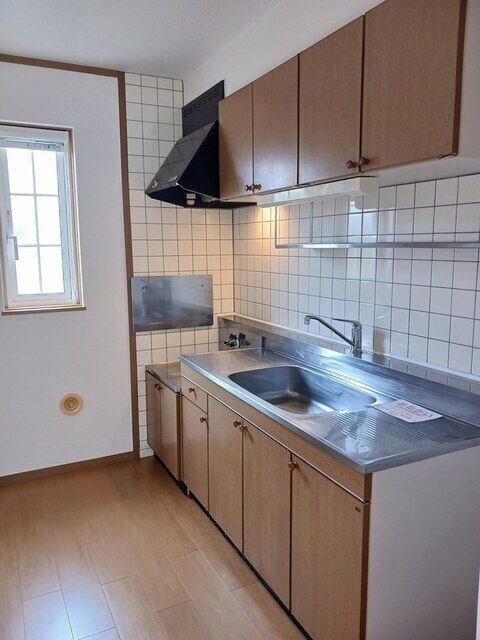 コンパクトなキッチンで掃除もラクラク バーシア北崎