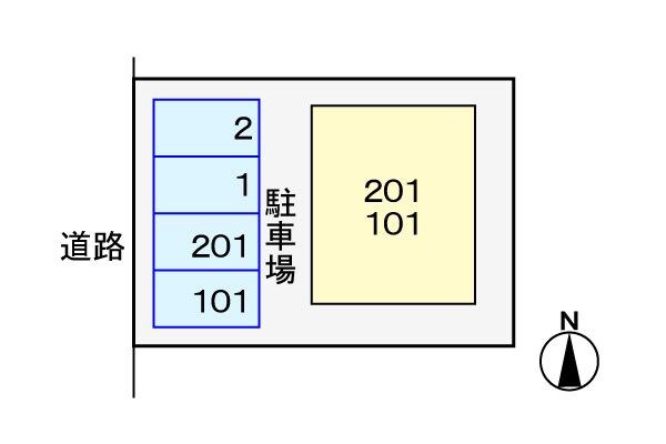 駐車場完備です バーシア北崎