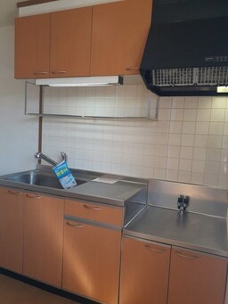 コンパクトなキッチンで掃除もラクラク