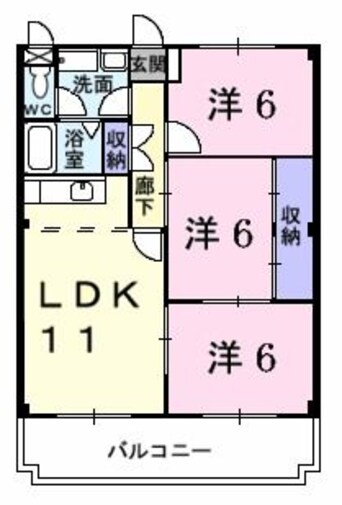 間取図 ブルージュ名和