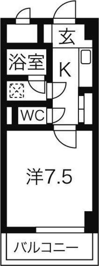 間取図 リエス白鳥