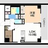 グレース弥富通 1LDKの間取り