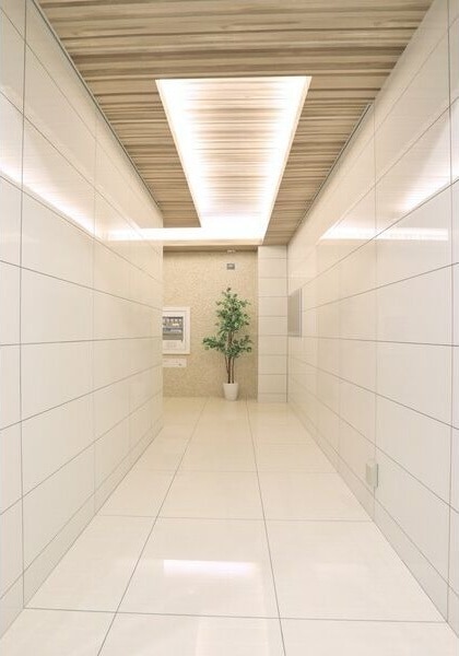 ゆとりのあるエントランスです リュミアン堀田テラス