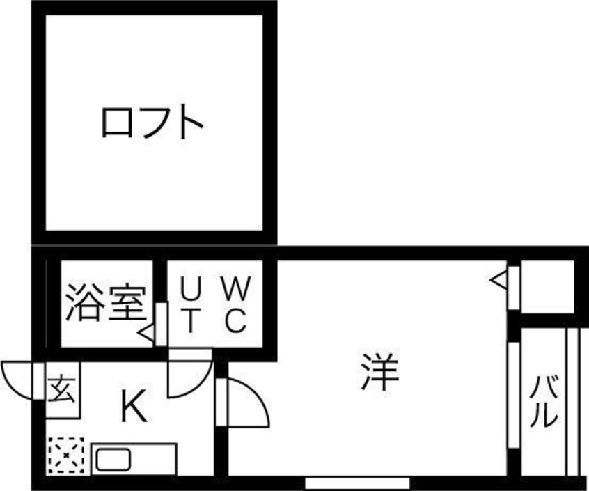 間取図 コーポすずな