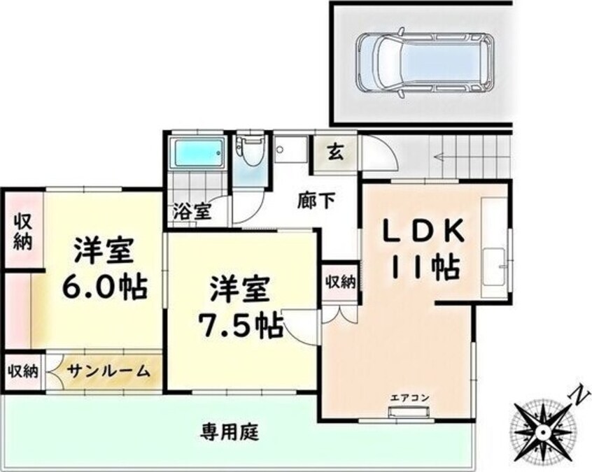 間取図 大高鷲津戸建て