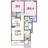 レジデンスＫａｆｕｕ 2LDKの間取り