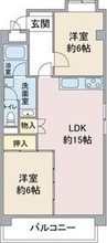グリーンシティ瑞穂 2LDKの間取り