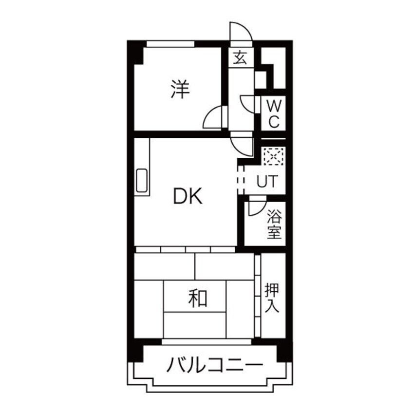 間取図 エステート鳴海