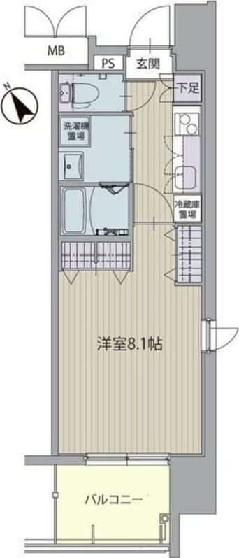 間取図 パルティール神宮南