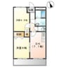 セレーノ・エッセン 2DKの間取り