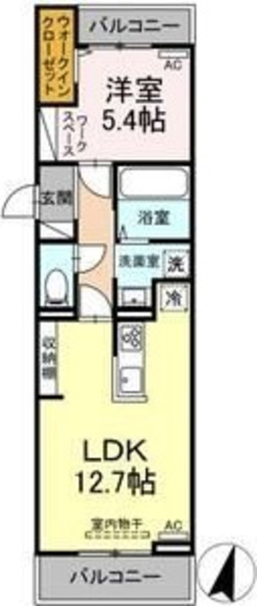 間取図 アンシャンテ中根
