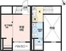 Blossom　Meiji 1Rの間取り