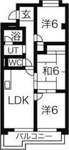 ハイツ桜台 3LDKの間取り