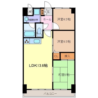 間取図 サンパーク名港