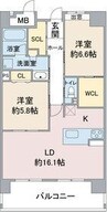 Epoch　IKAI 2LDKの間取り